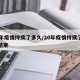 20年疫情持续了多久/20年疫情持续了多久结束